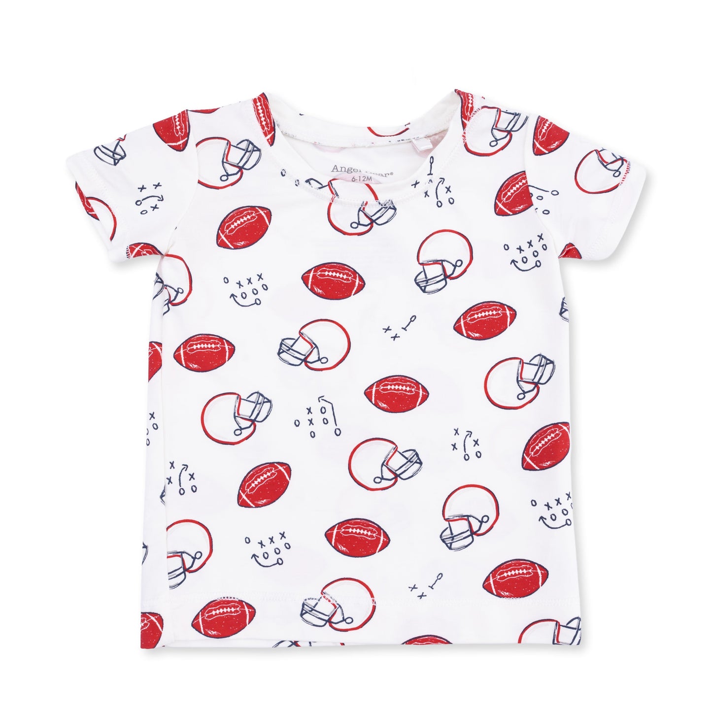 Touchdown Time - Short Sleeve Loungewear Set