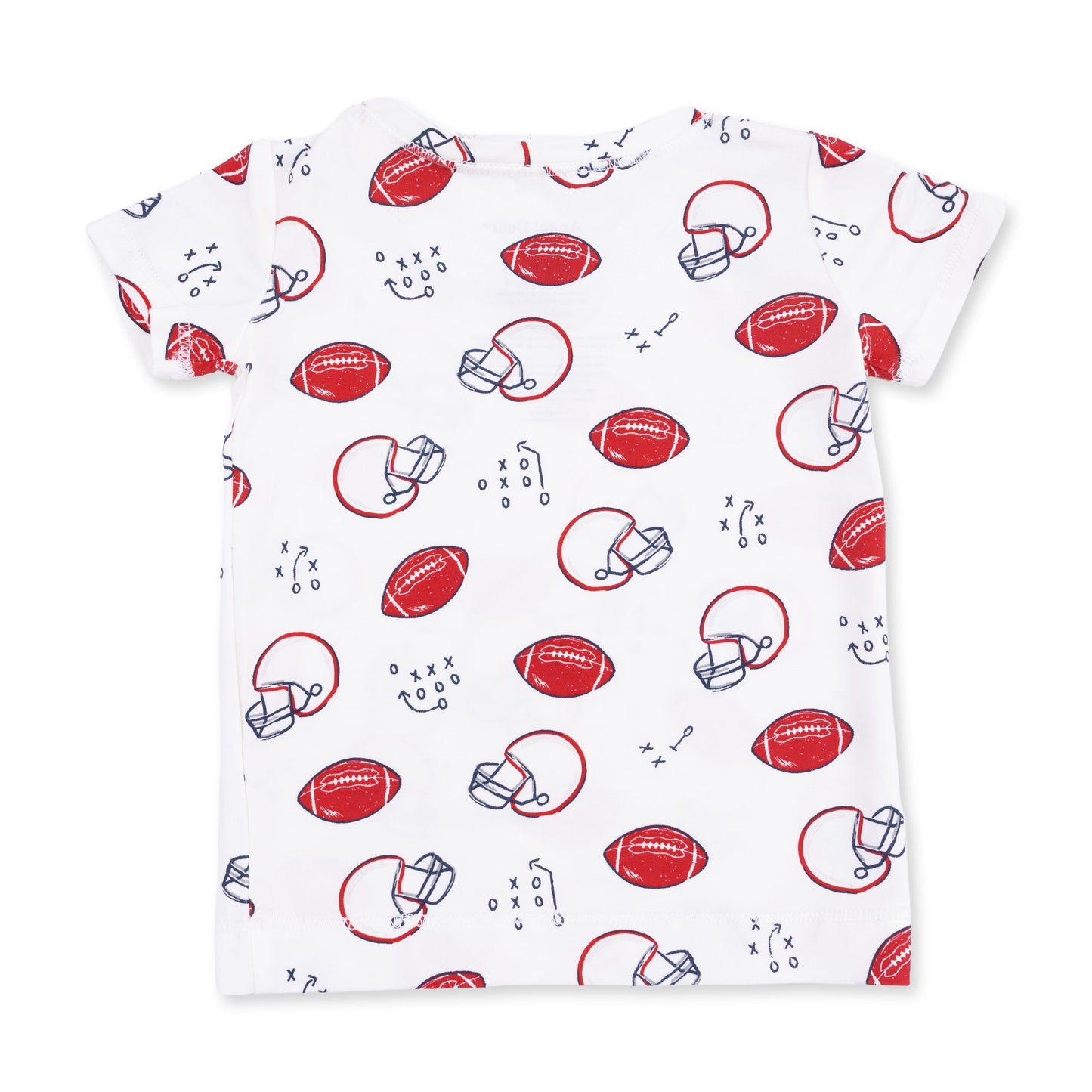 Touchdown Time - Short Sleeve Loungewear Set