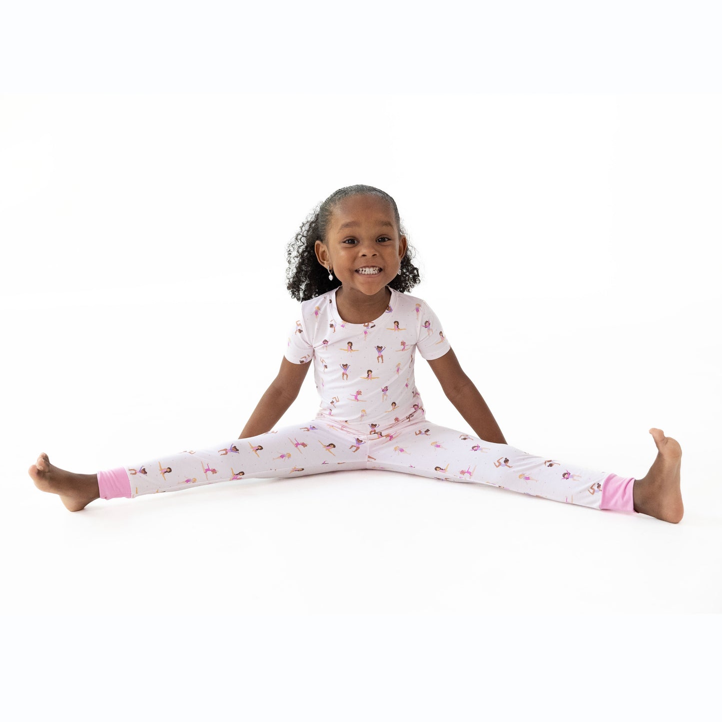 Tiny Tumblers - Short Sleeve Loungewear Set- gymnastics