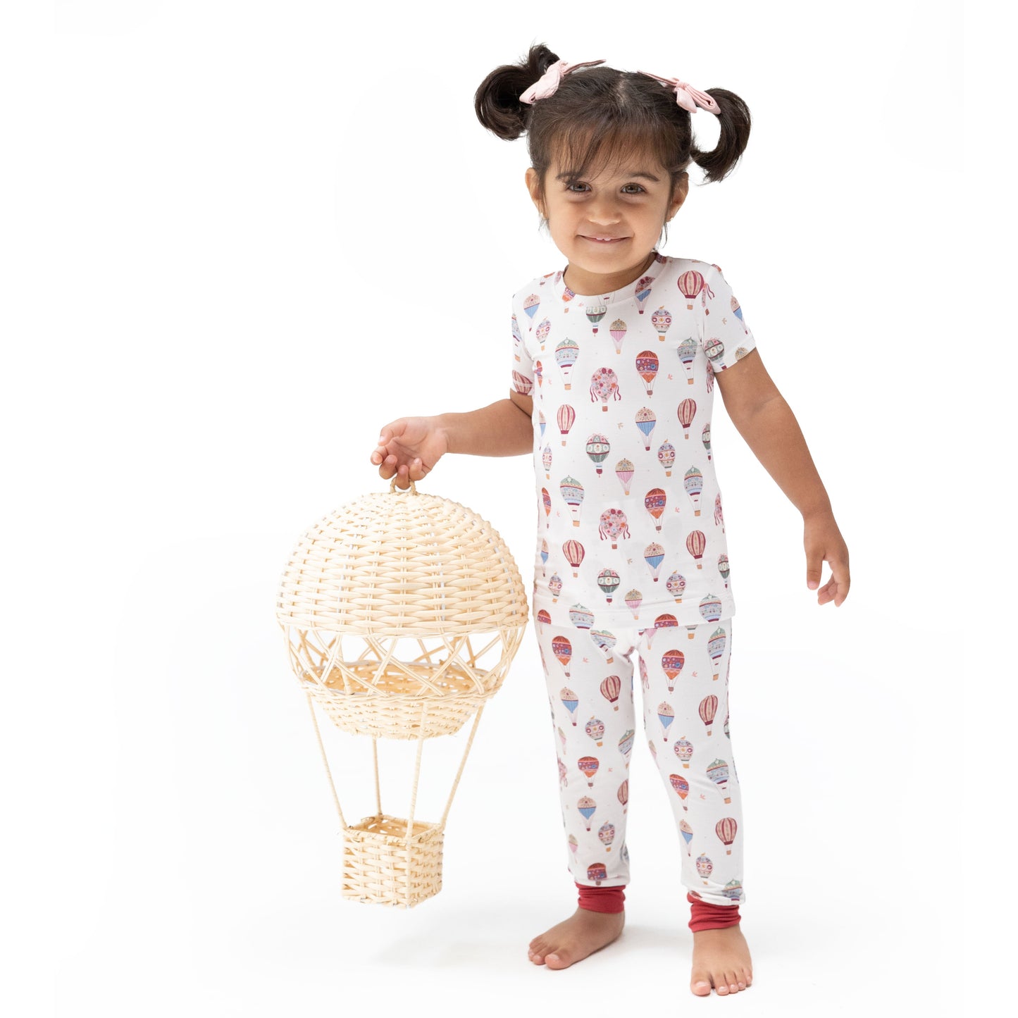 Hot Air Balloon - Short Sleeve Loungewear Set