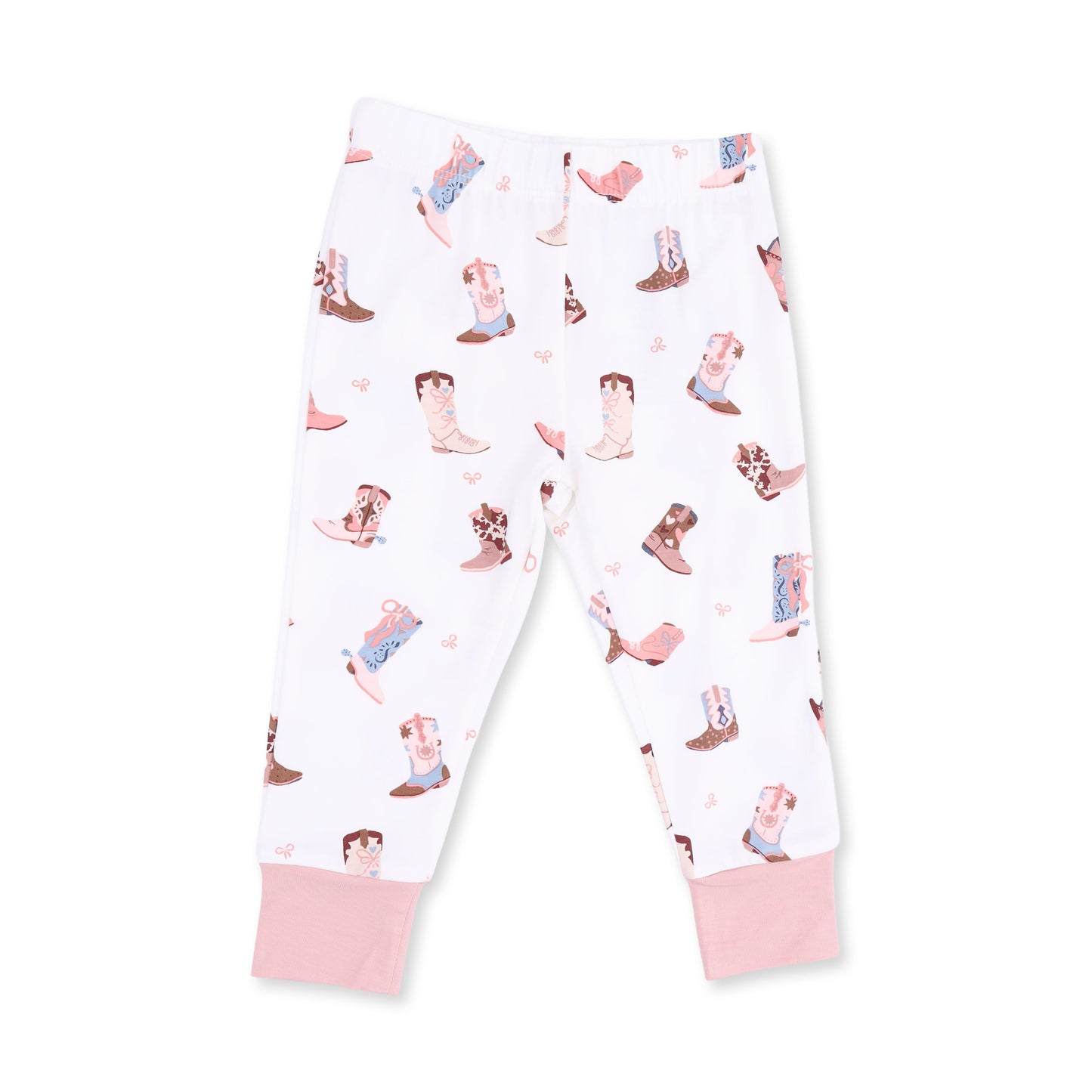 Buckarette Boots - Short Sleeve Loungewear Set