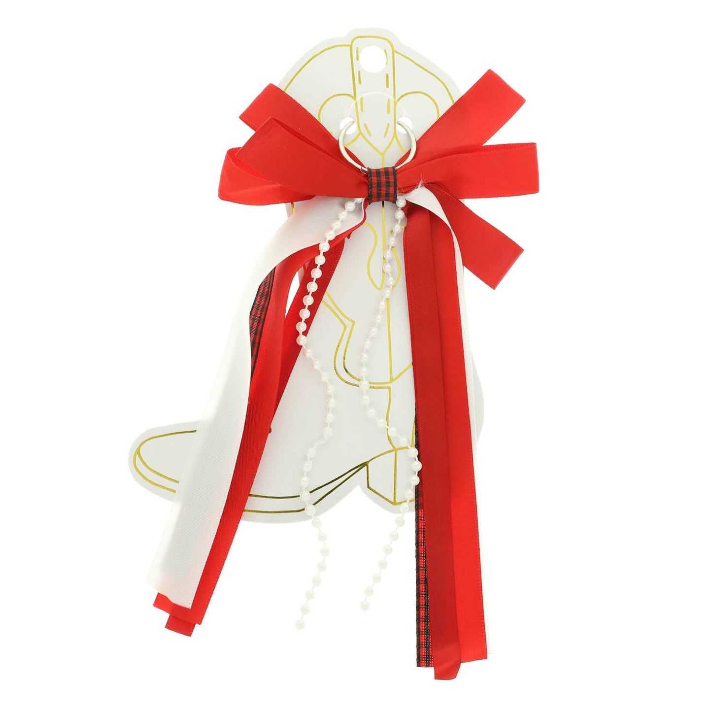 Gameday Bow Ribbon Cowboy Boot Charm