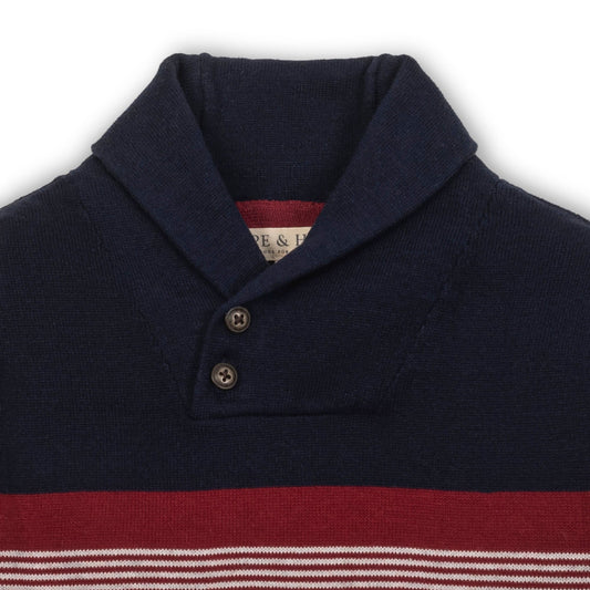 Organic Shawl Collar Sweater