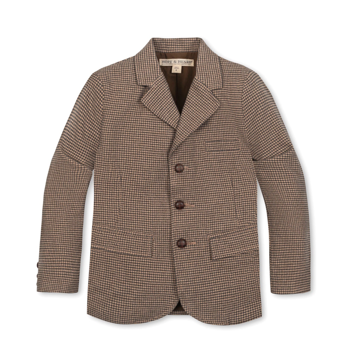 Organic Brushed Cotton Suit Jacket