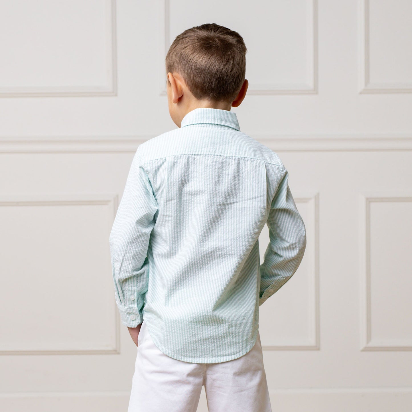 Organic Seersucker Shirt