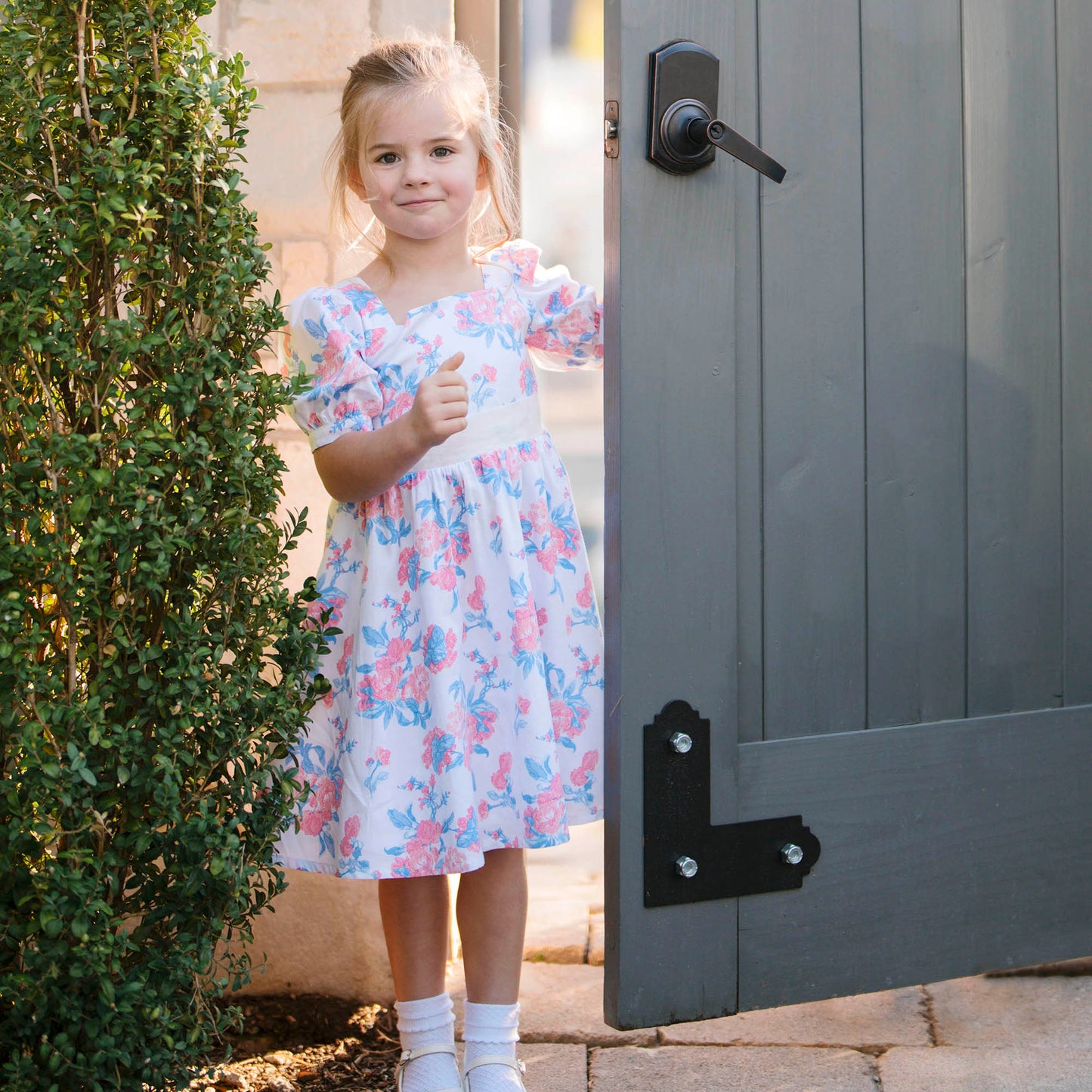 Organic Puff Sleeve Party Dress