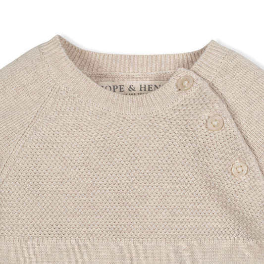 Organic Footed Sweater Romper