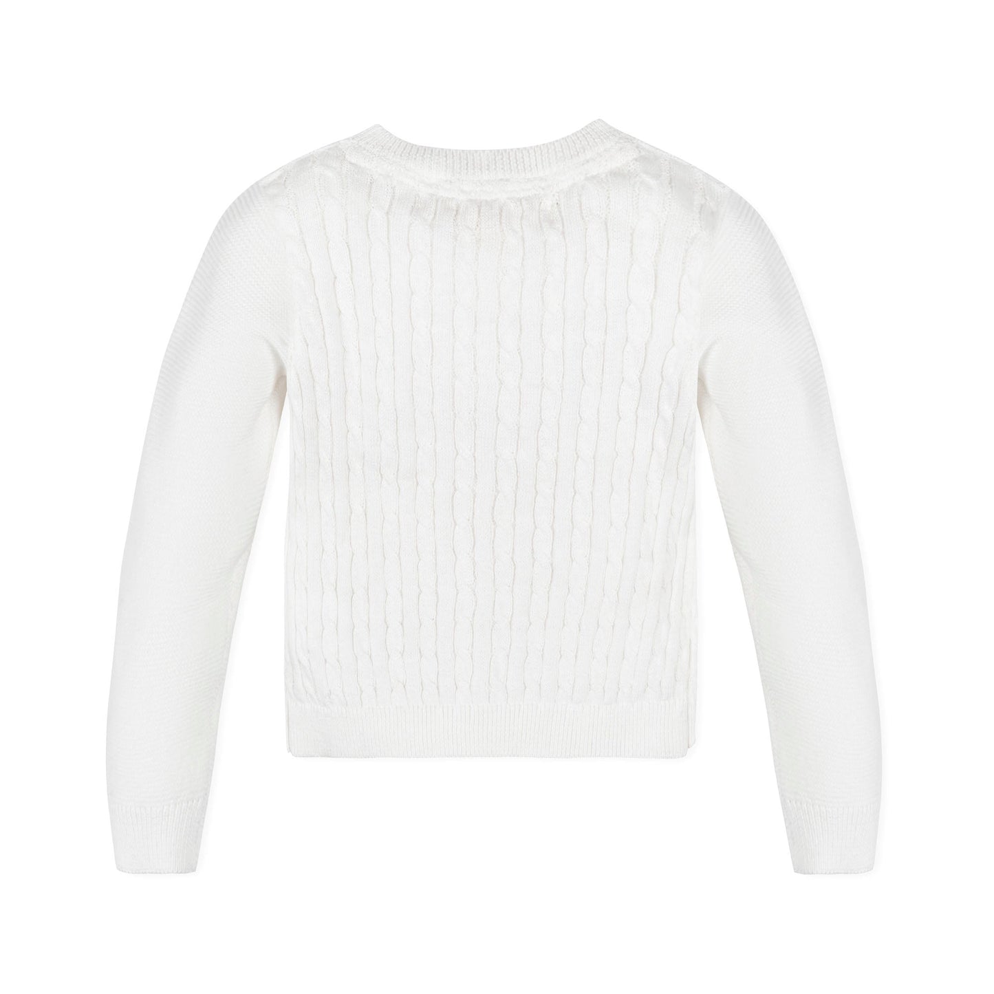 Organic Cable Cardigan Sweater - Baby