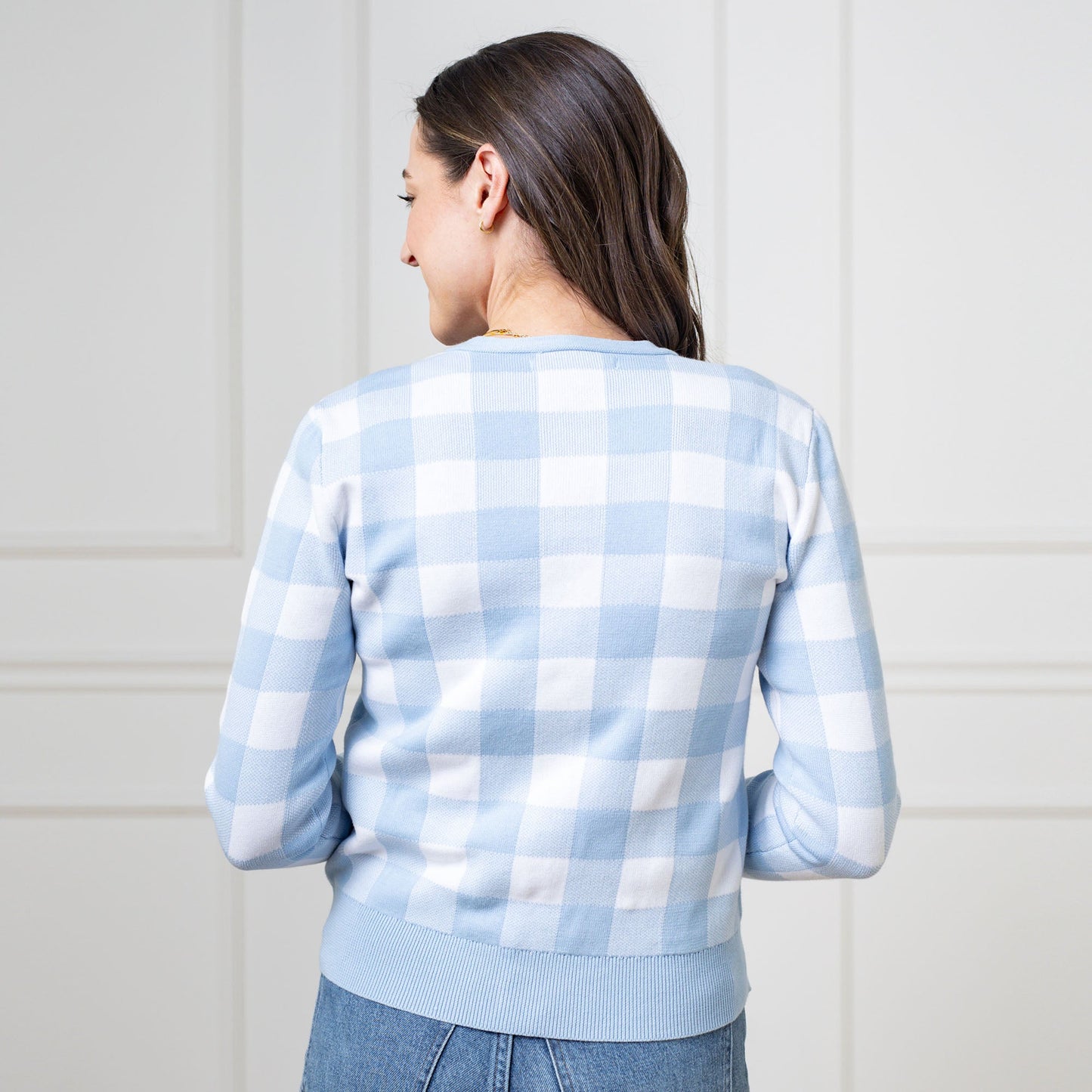 Organic Tweed Sweater Cardigan
