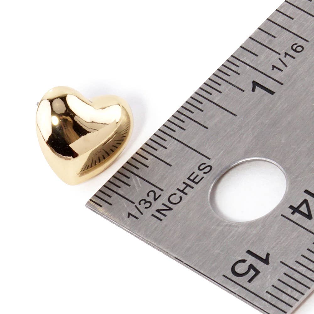 Chic Heart Stud Earrings