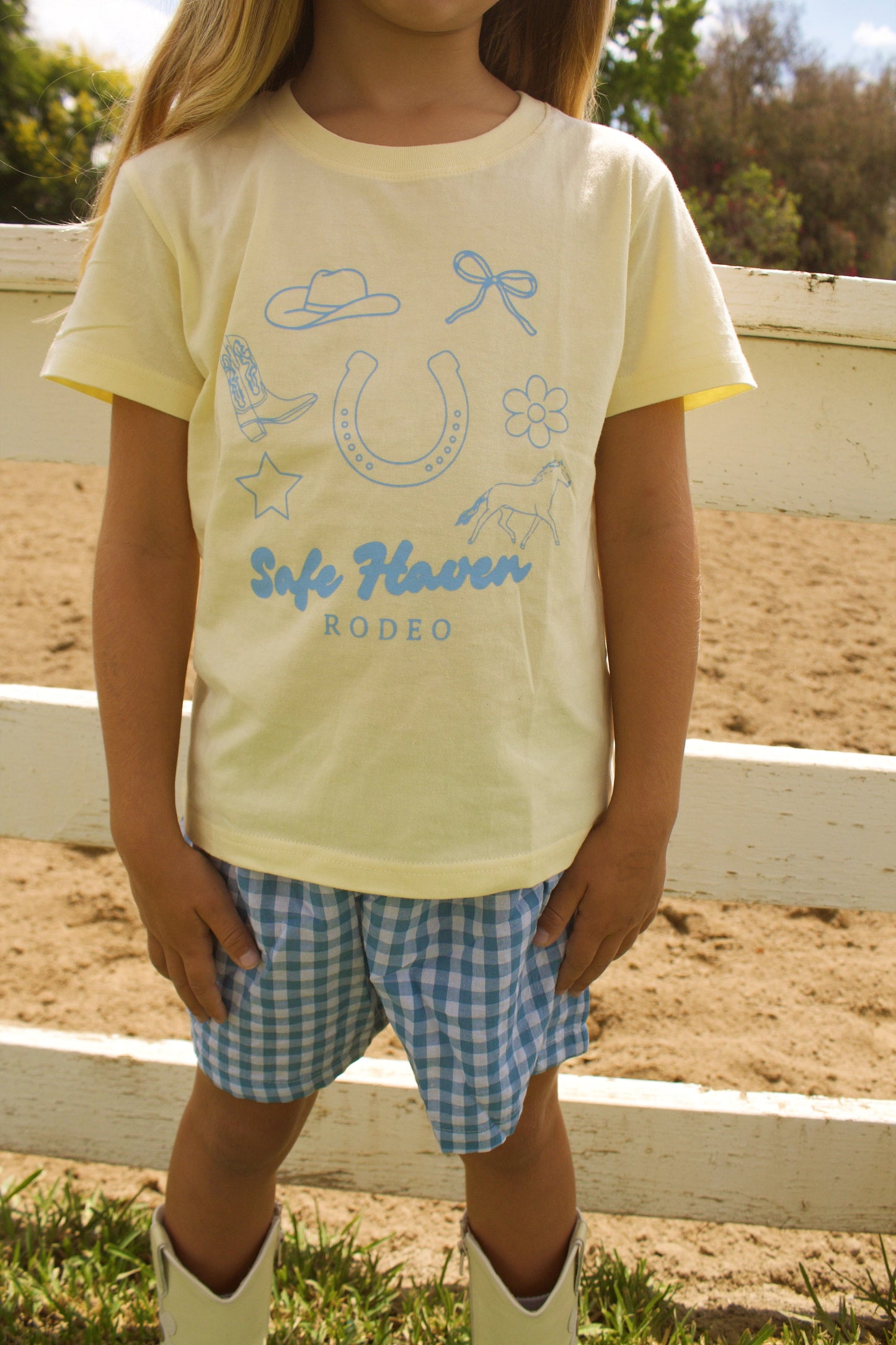 Safe Haven Rodeo kids western graphic tee