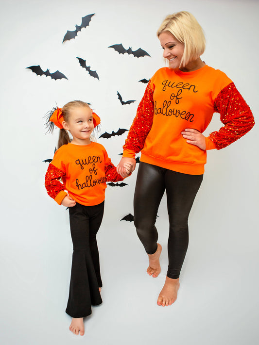 Mommy & Me Queen of Halloween Sweater
