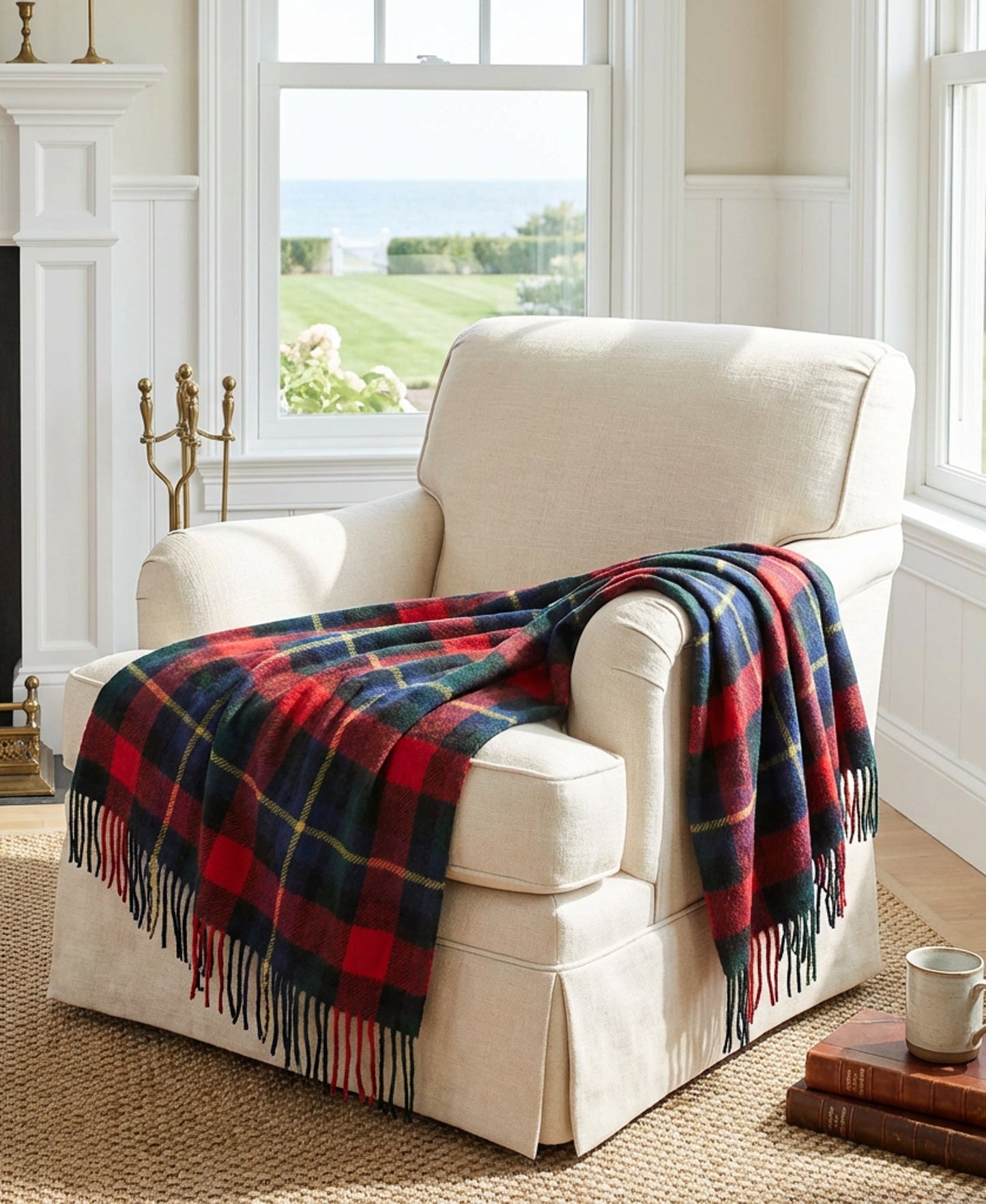 Highland Tweeds Pure New Wool Fluffy Throw - Kilgour