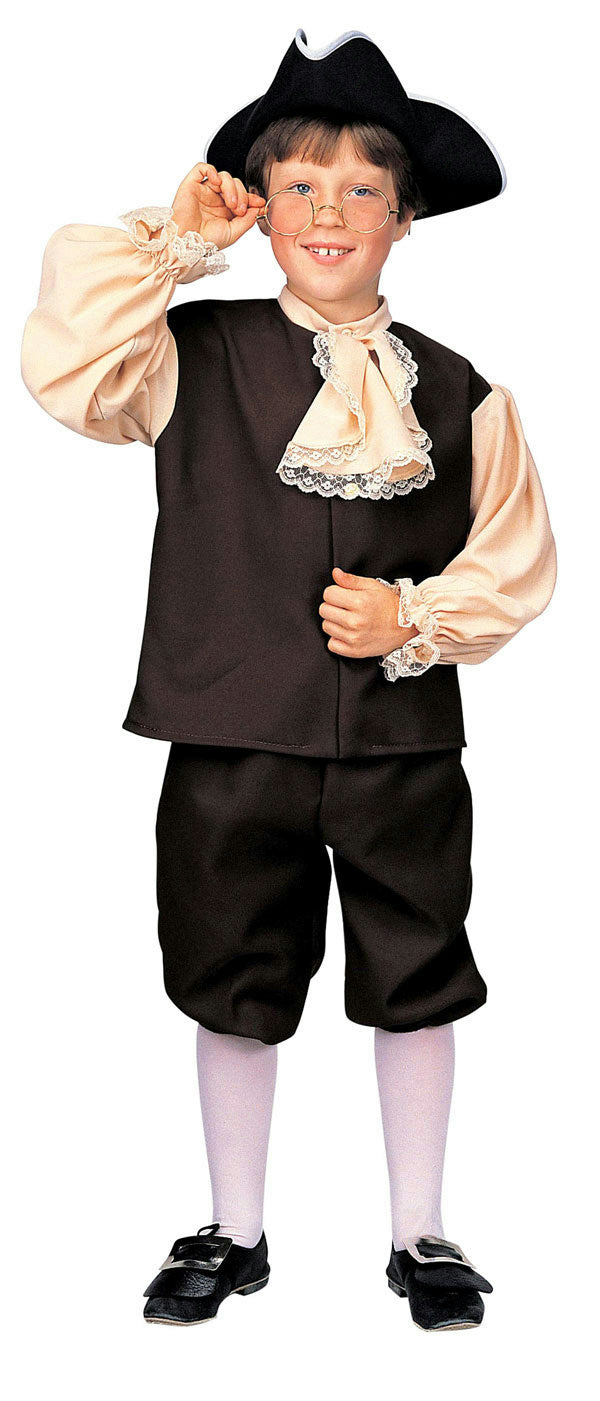 Rubie's Boy's Colonial Boy or Benjamin Franklin Child Costume Size Small 4-6