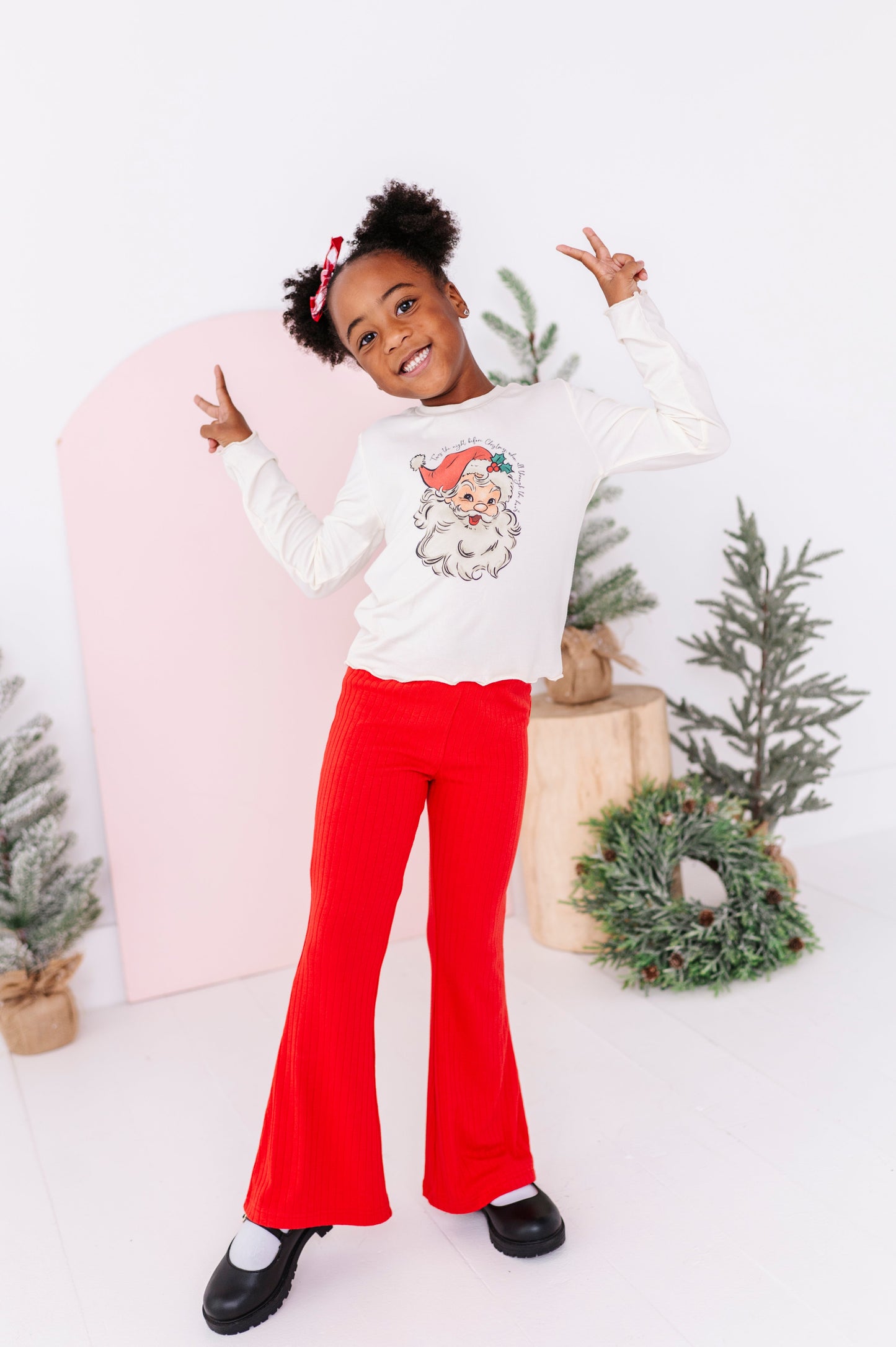Jolly Santa | Bamboo Long Sleeve Shirt