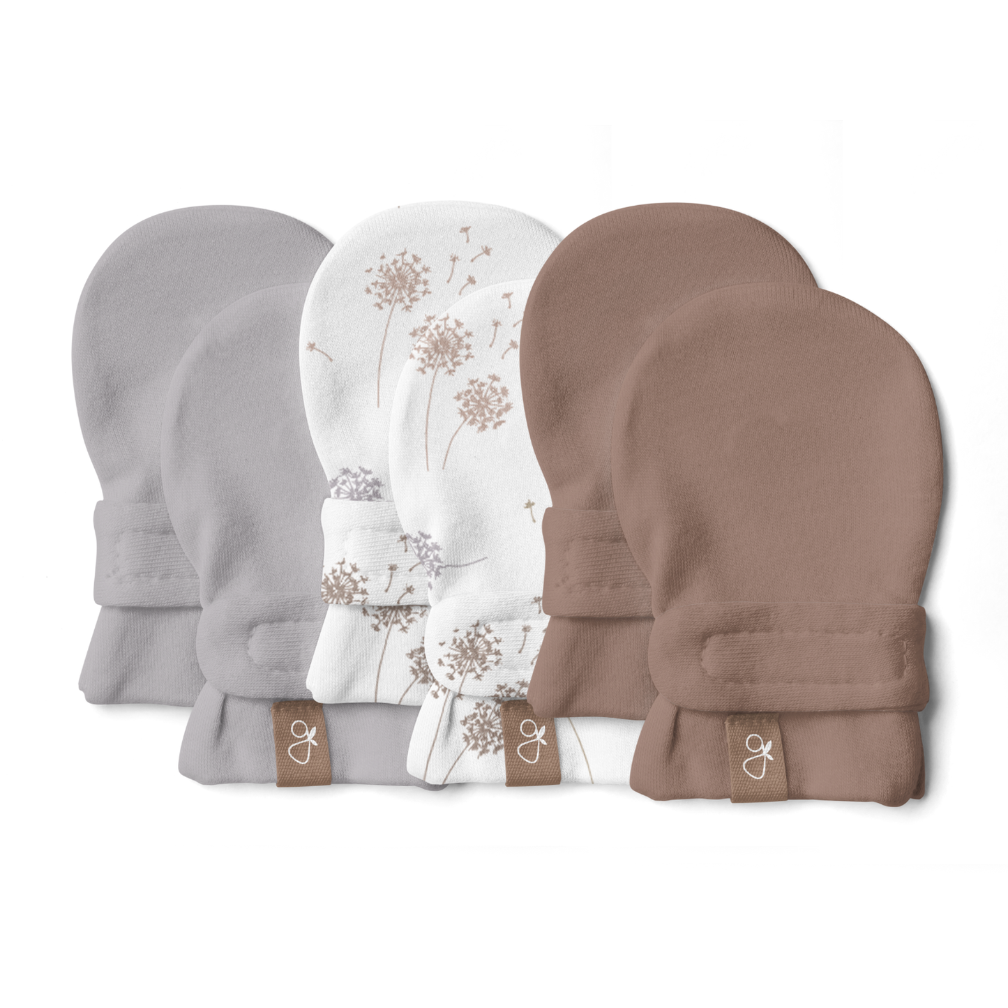 STAY ON 3-PACK MITTS | PEWTER + DANDELION + HIGH PRAIRIE