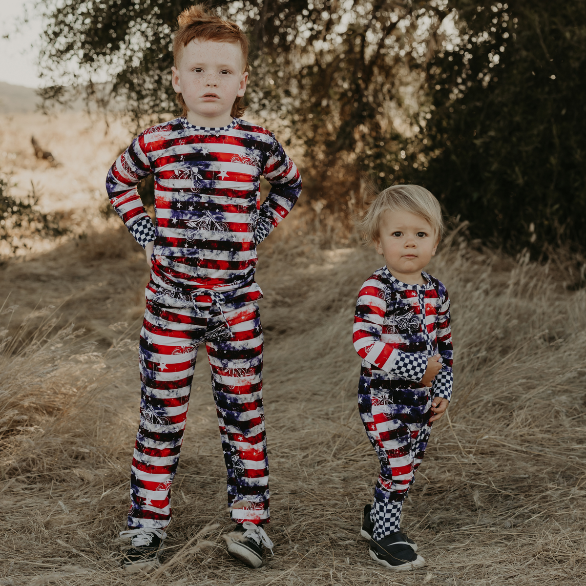 All American Ripper 2 Piece Pajamas / PREORDER: shipping Nov 16 - Dec 9