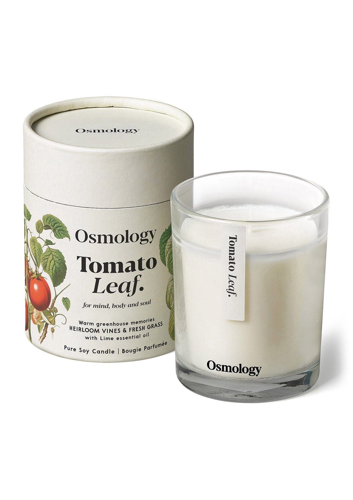 Tomato Leaf Scented Candle - Tomato leaf, Fresh grass and Lime