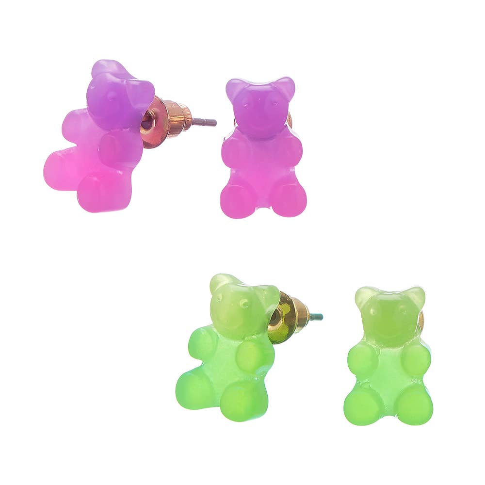 Lil Bear Thang Stud Earrings