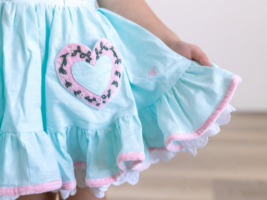 Mint Easter Pinafore