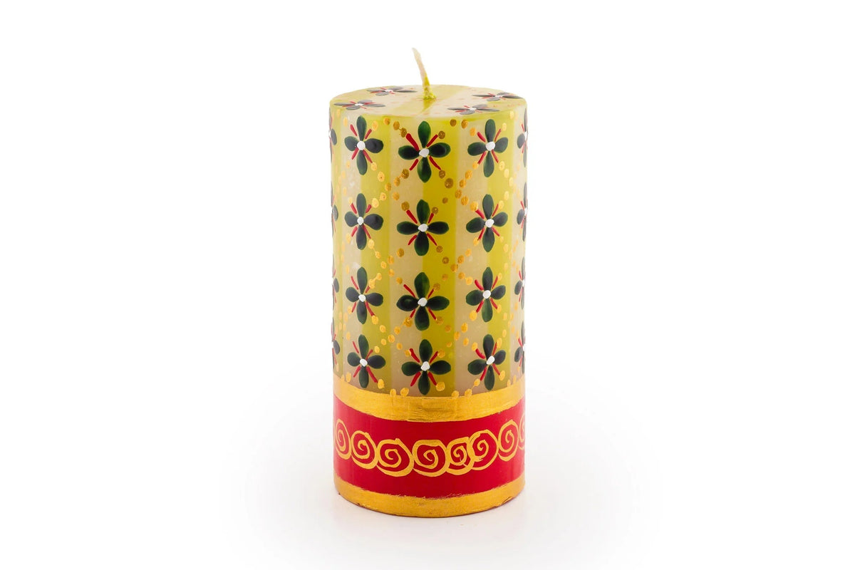 Christmas Painted Candles