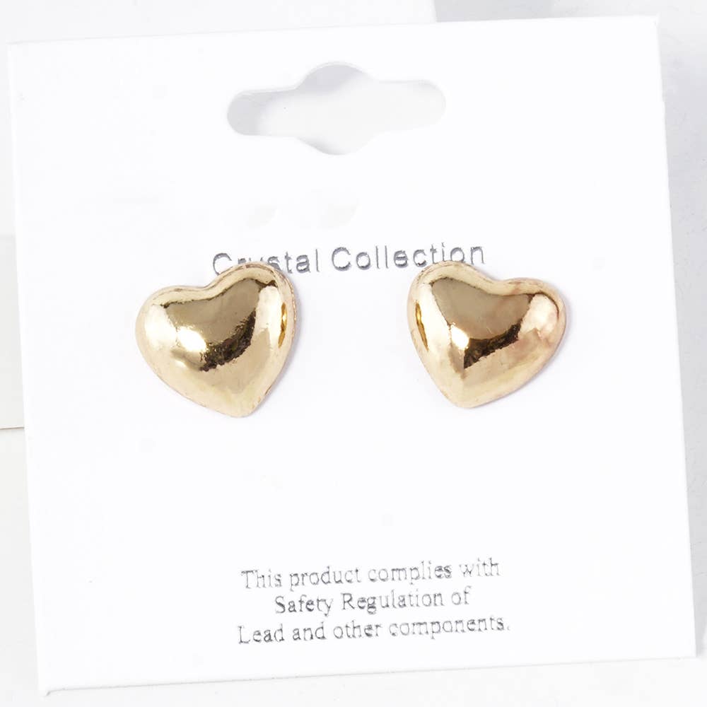 Chic Heart Stud Earrings