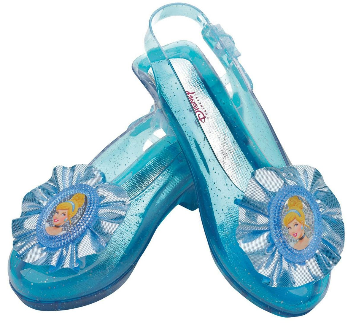 Disguise Disney Princess Cinderella Sparkle Shoes One Size Child Play Dress Up