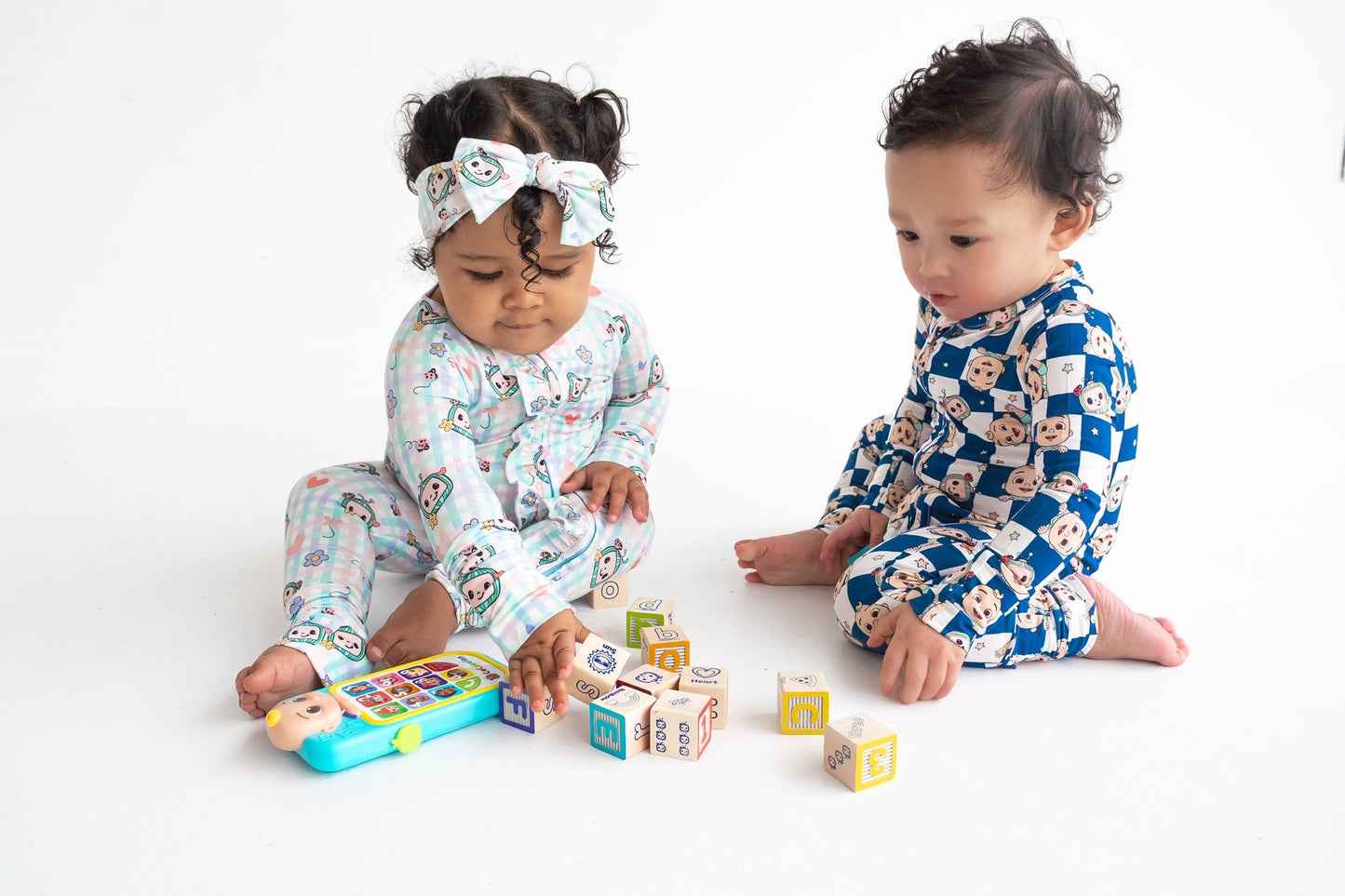 Dream Big Little Co x CoComelon SPRINGTIME MELON DREAM RUFFLE ROMPER