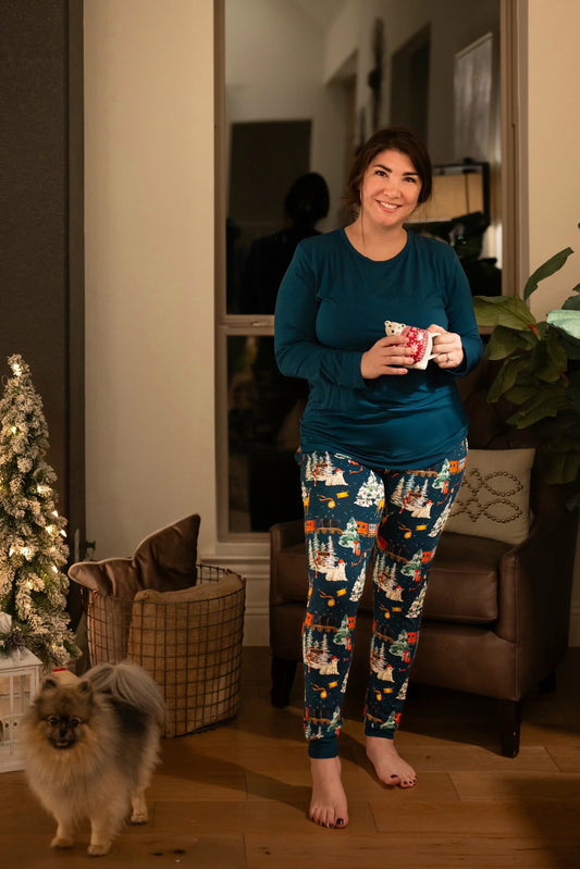 North Pole Express Adult Joggers