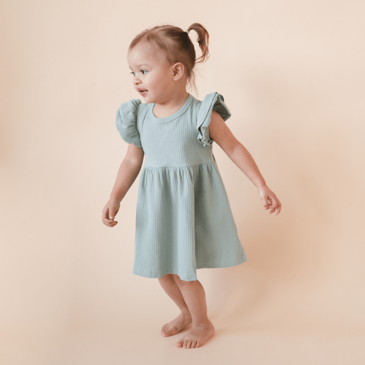 Organic Cotton Ruffle Dress