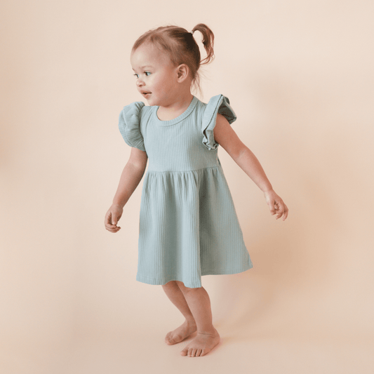 Organic Cotton Ruffle Dress