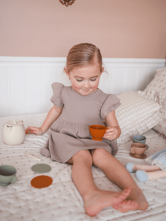 Organic Cotton Ruffle Dress