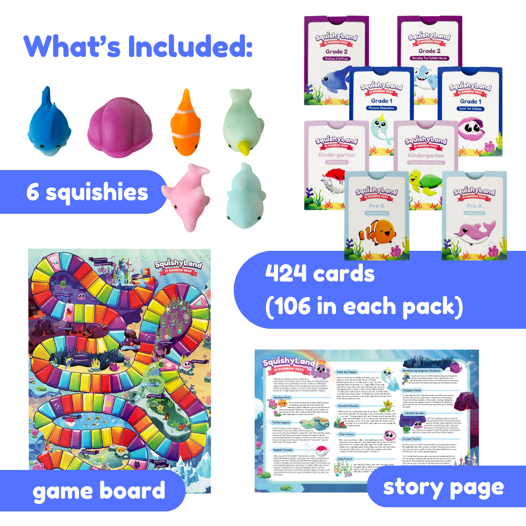 Squishyland Reading Board Game