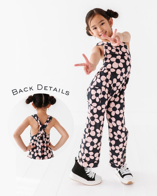 Retro Daisy | Twist Back Romper