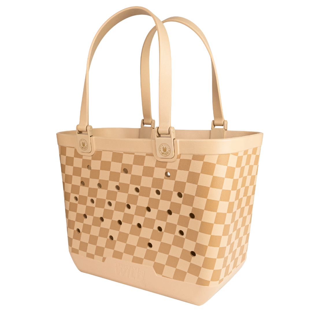 Desert Checker Moto Tote / PREORDER: shipping april 25 - 30