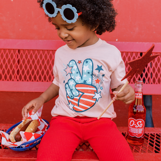 Patriotic Peace Sign