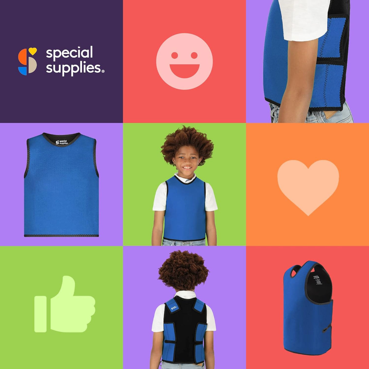 Deep Pressure Sensory Compression Vest