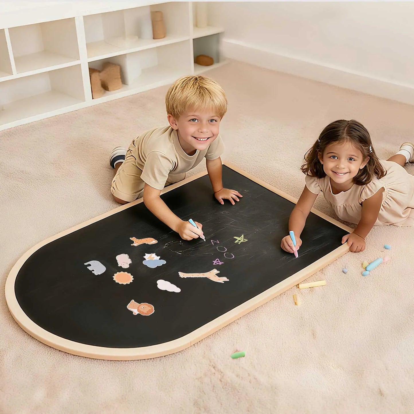Tiny Land® Double-Sided Arched Magnet Chalkboard