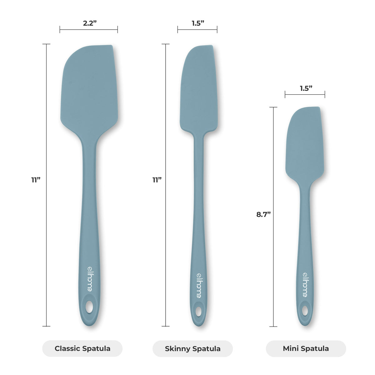 6 Piece Silicone Spatula Set