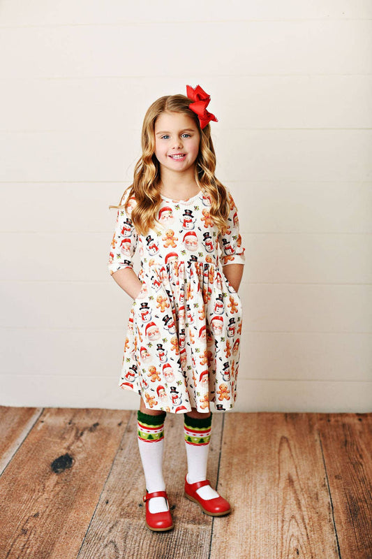 Cookies with Santa Pocket Dress