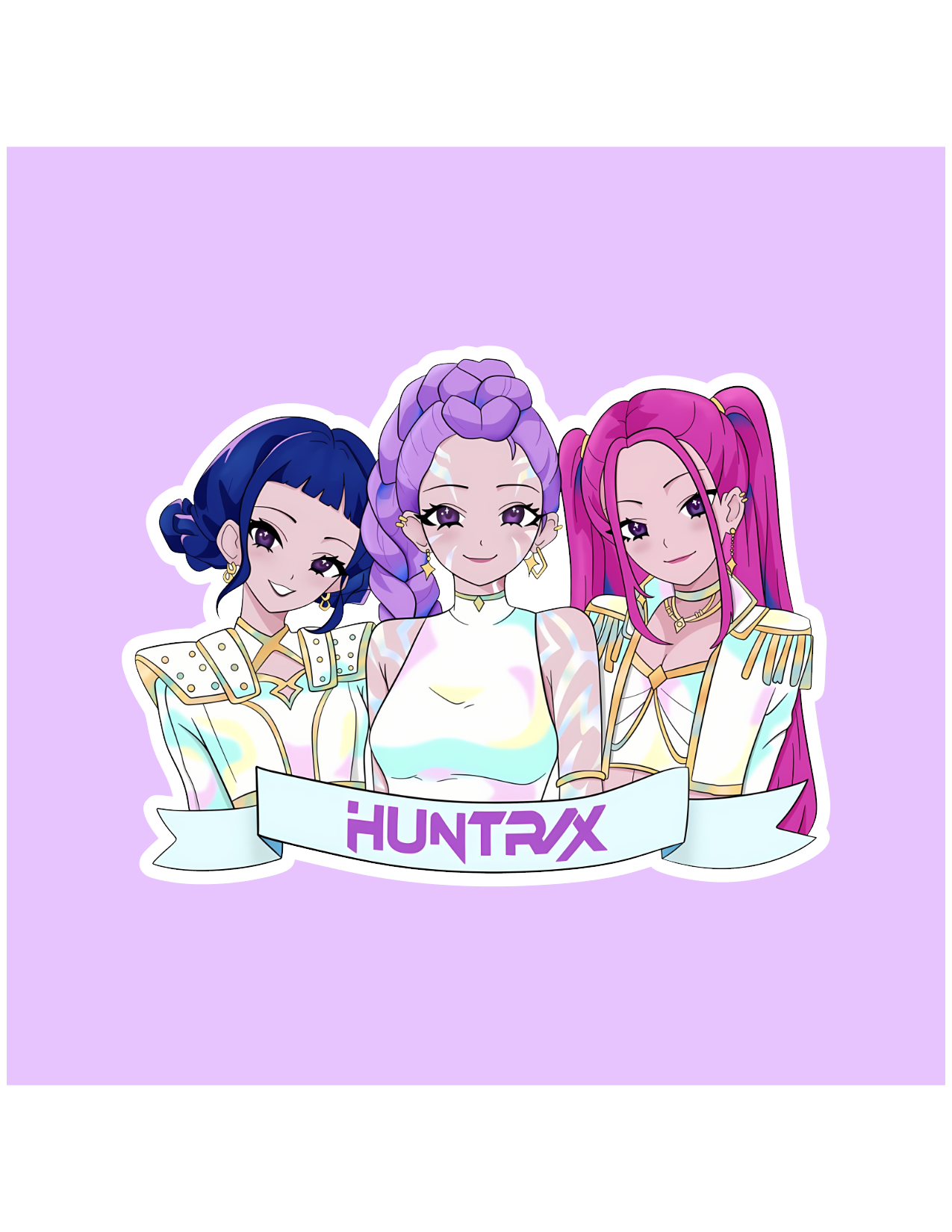 Huntrix Girls Kpop Inspired Sticker