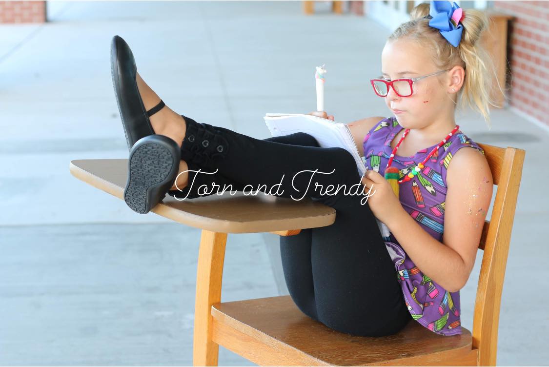 Black Button Leggings