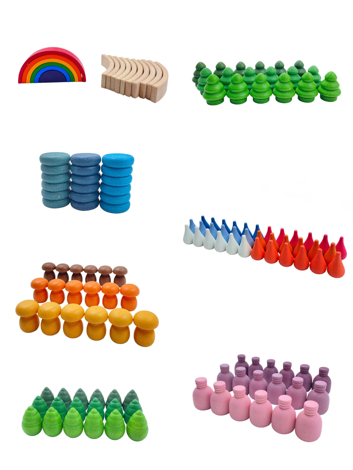 252-Piece Mandala Loose Parts Set