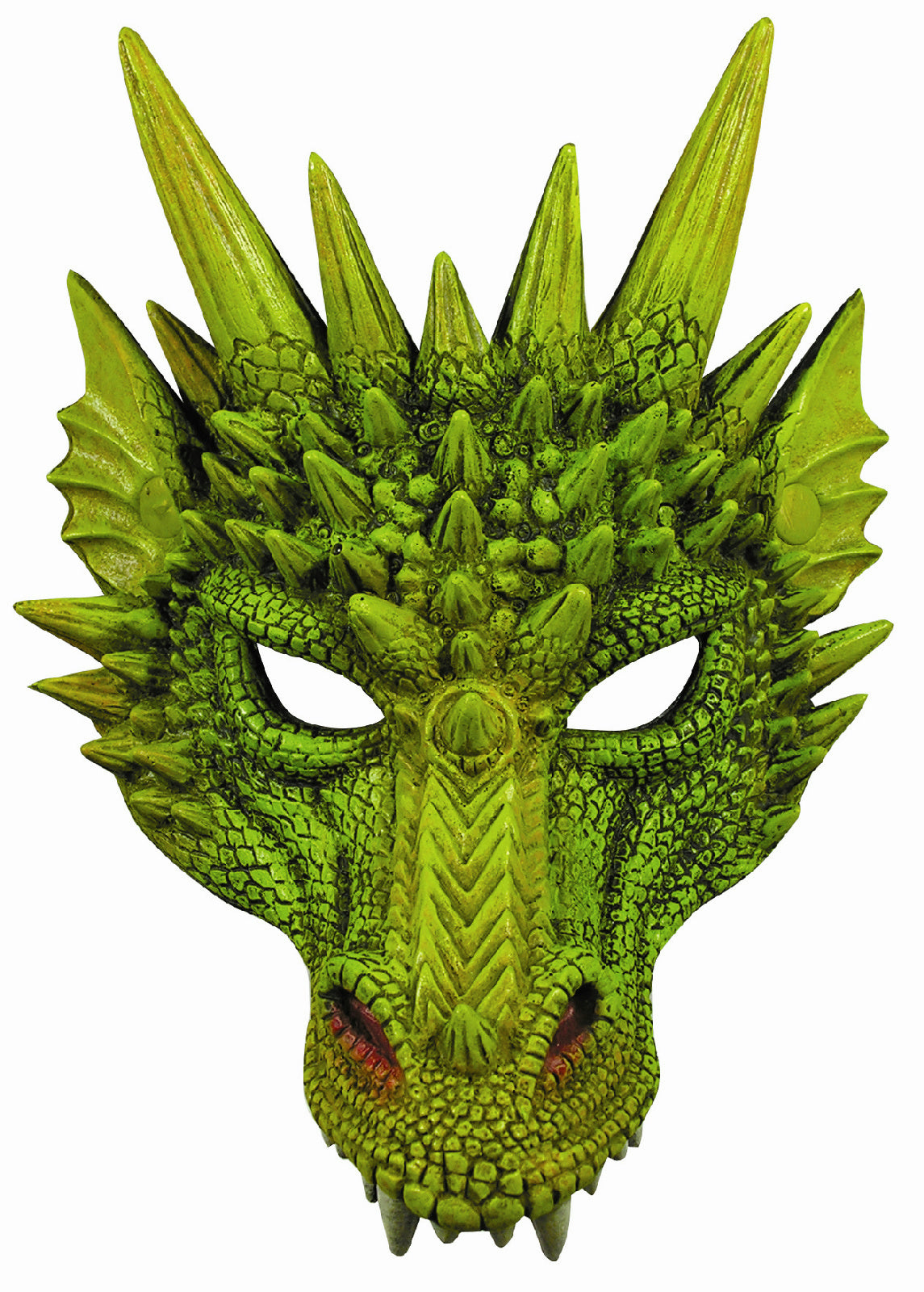 New Green Dragon Adult Dragon Dinosaur Latex Half Mask 79488