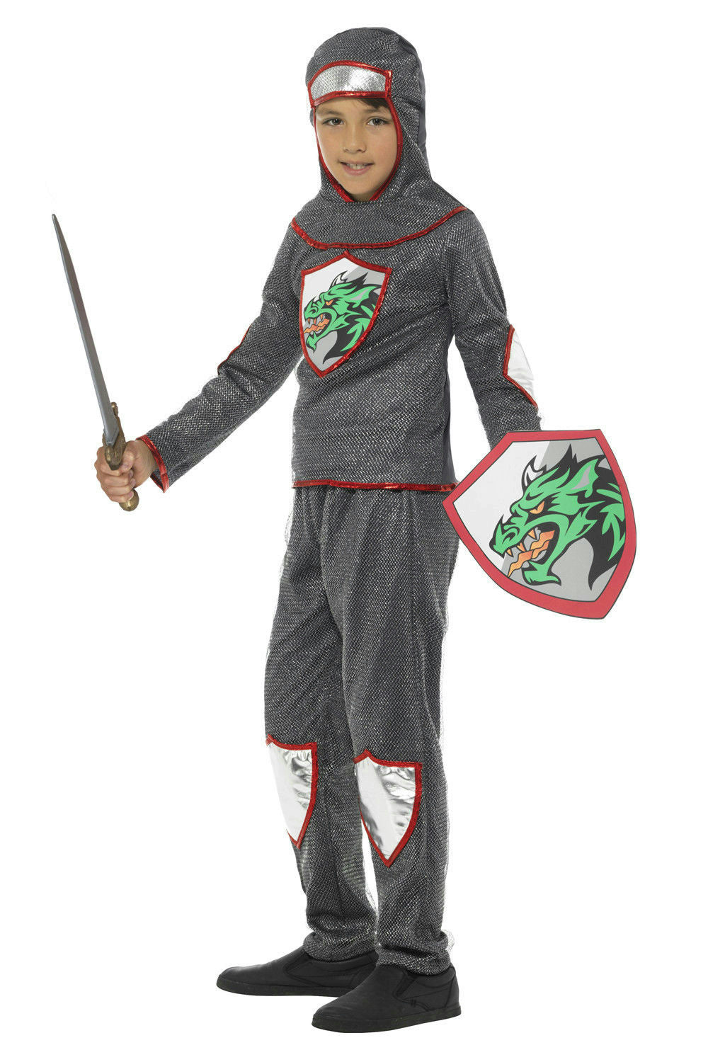 Smiffy's Deluxe Knight Child Costume Boy's Size Large 10-12