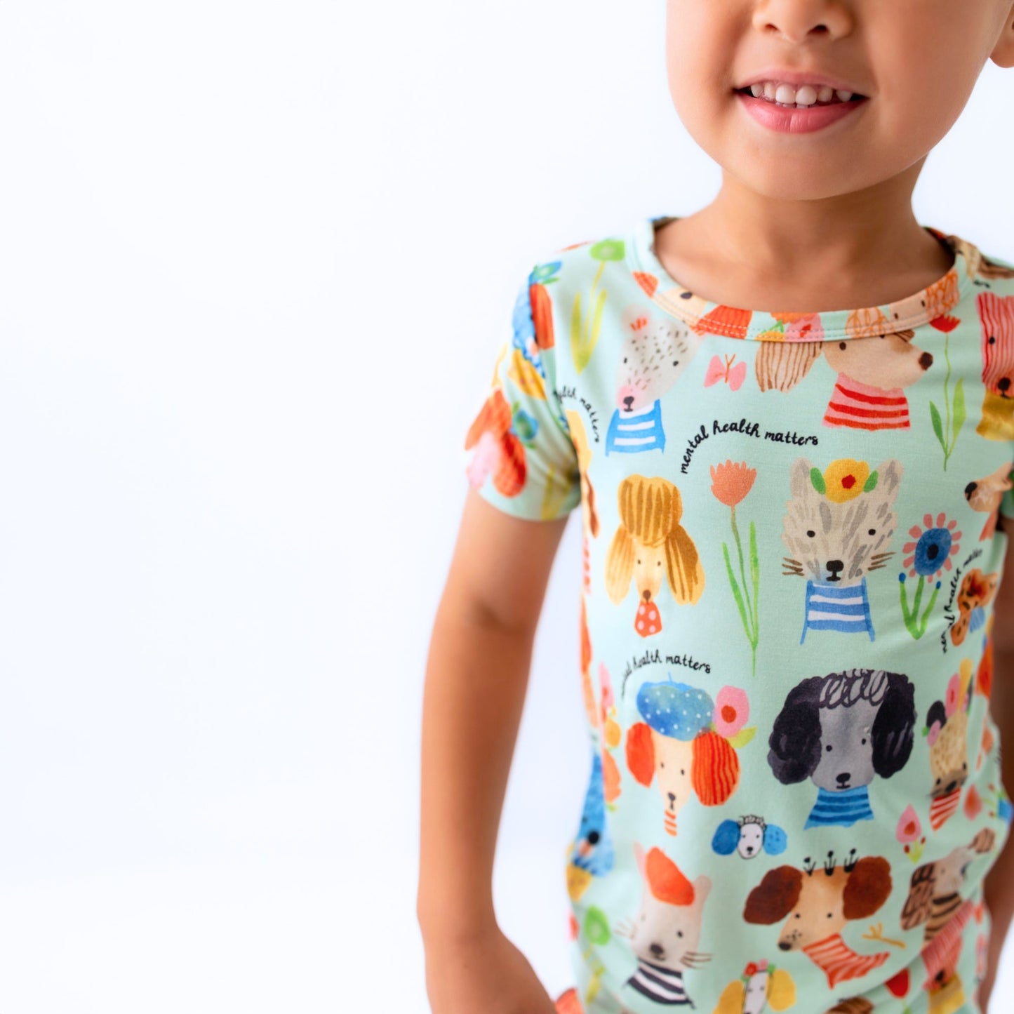 The Second-Skin 2-Piece Pajama | Mindful Doggos | "Mental Health Matters"