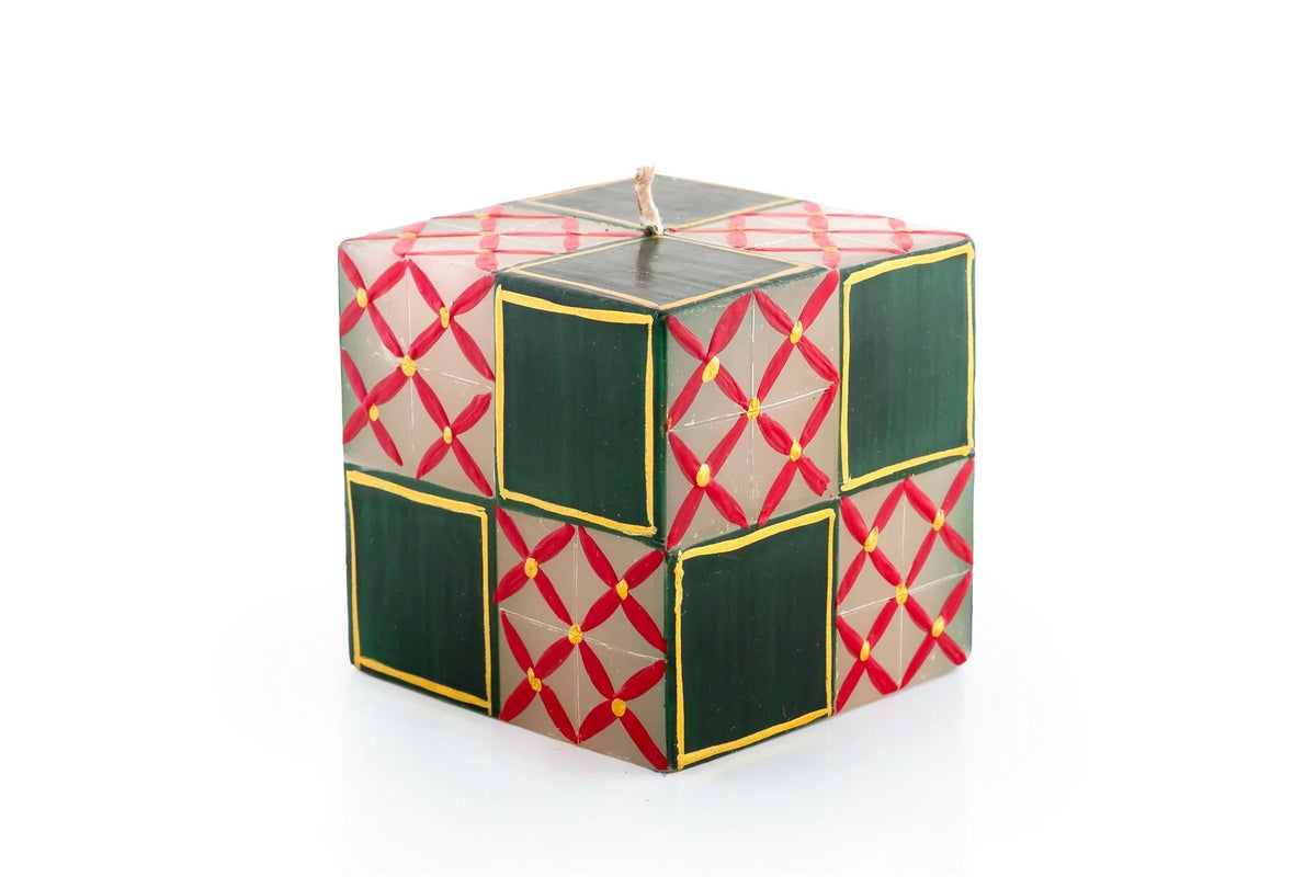Christmas Painted Candles