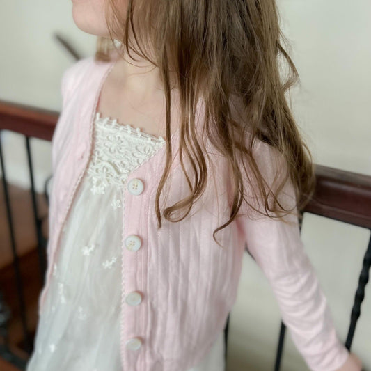 Pointelle Stripes cardigans- 6 colors