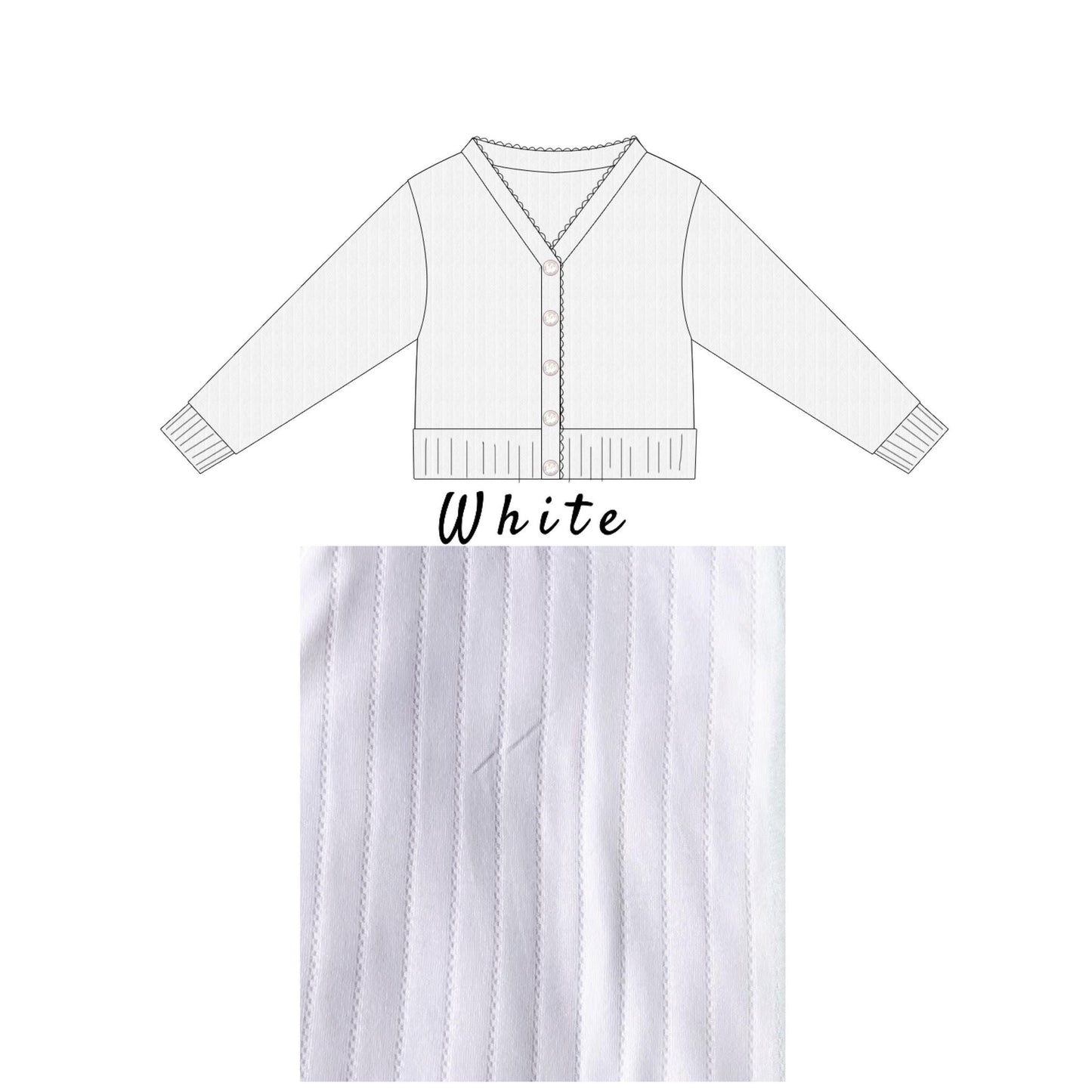Pointelle Stripes cardigans- 6 colors