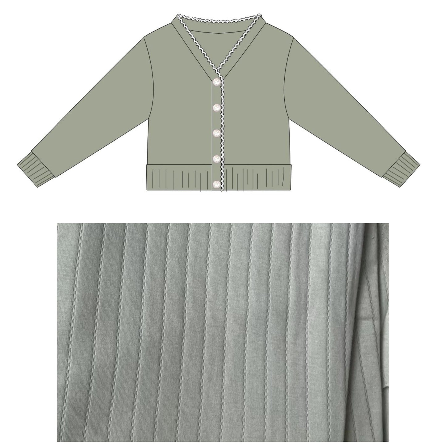 Pointelle Stripes cardigans- 6 colors